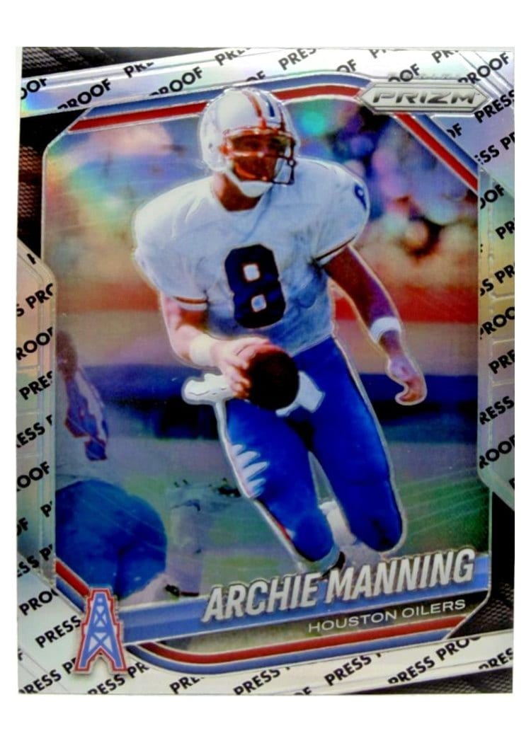 2025 Panini Prizm Base Set Archie Manning #166 card