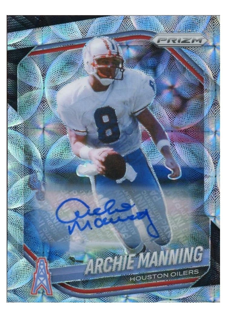 2025 Panini Prizm Base Set Archie Manning #166 card