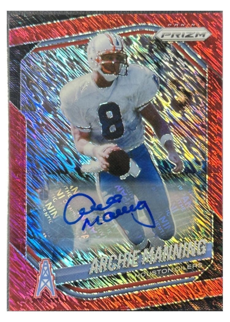 2025 Panini Prizm Base Set Archie Manning #166 card