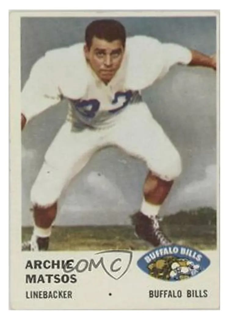 1961 Fleer Archie Matsos #142 card
