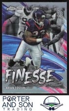 2024 Topps Chrome Finesse Arian Foster #F-17 card