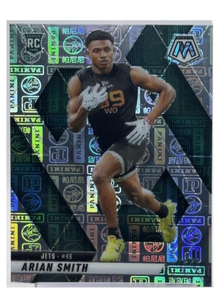 2025 Panini Mosaic Base Set Arian Smith Silver Knight #399 card