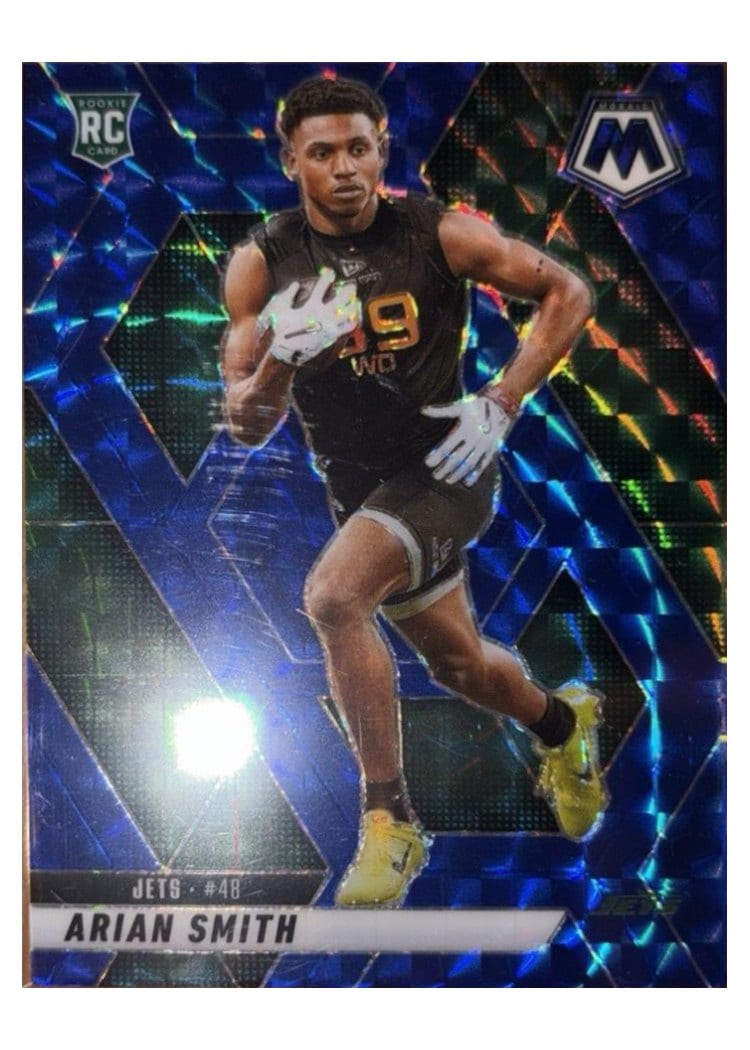 2025 Panini Mosaic Base Set Arian Smith Blue #399 card