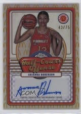 2024 Topps Chrome McDonald's All-American Half-Court Offense Signatures Refractor Arianna Roberson #IML-ARI card