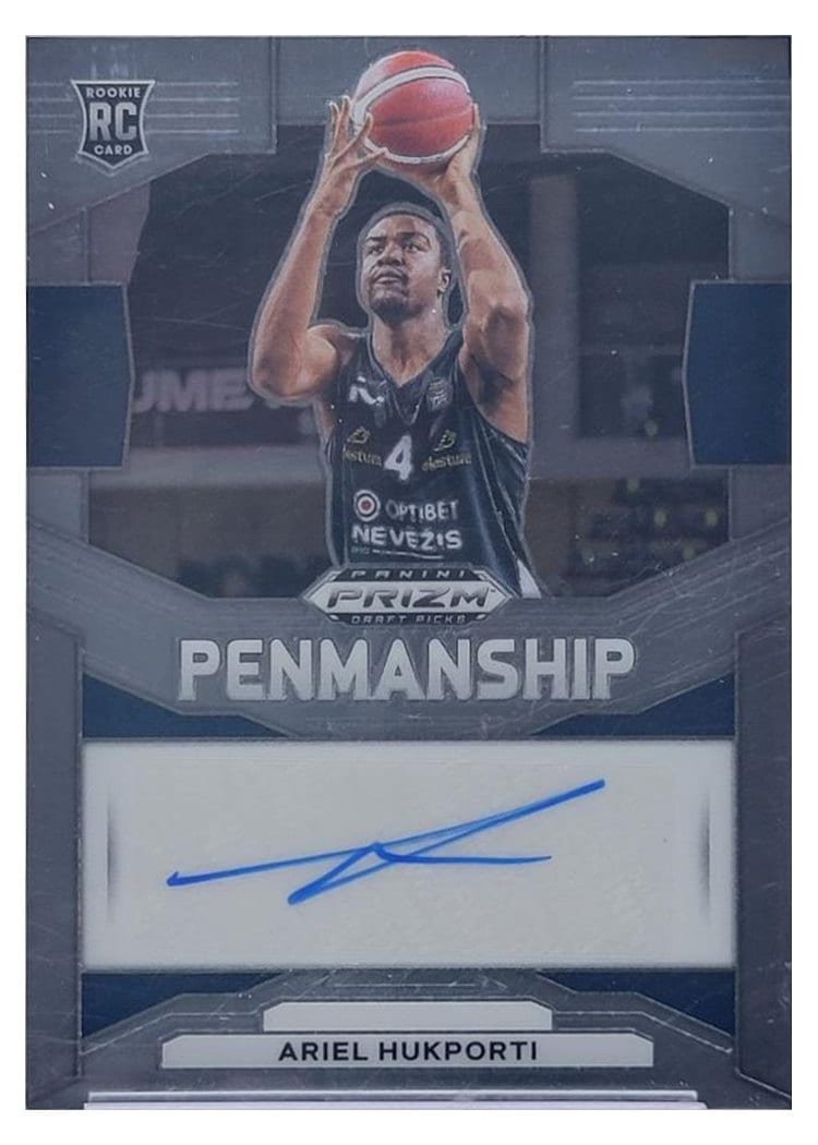 2024-25 Panini Prizm Rookie Penmanship Ariel Hukporti #RPE-ARH card