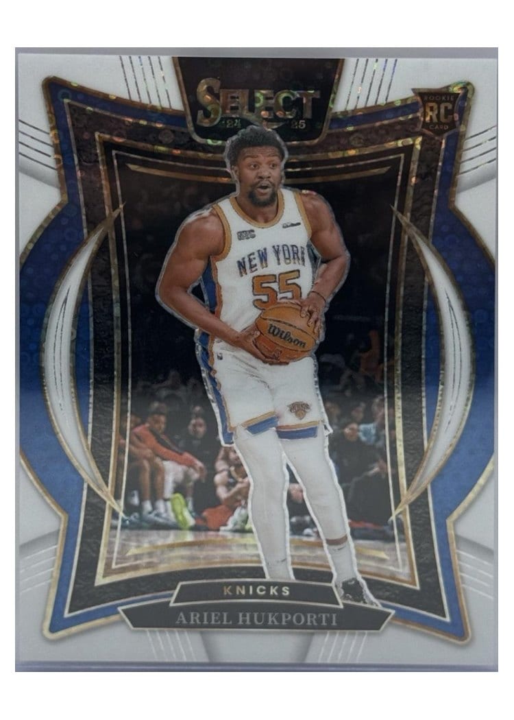 2024-25 Panini Select Base Set Ariel Hukporti White Disco Prizm #93 card