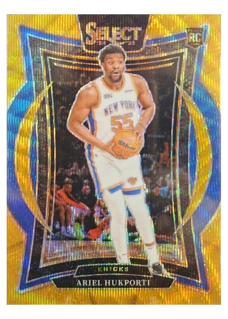 2024-25 Panini Select Base Set Ariel Hukporti #93 card