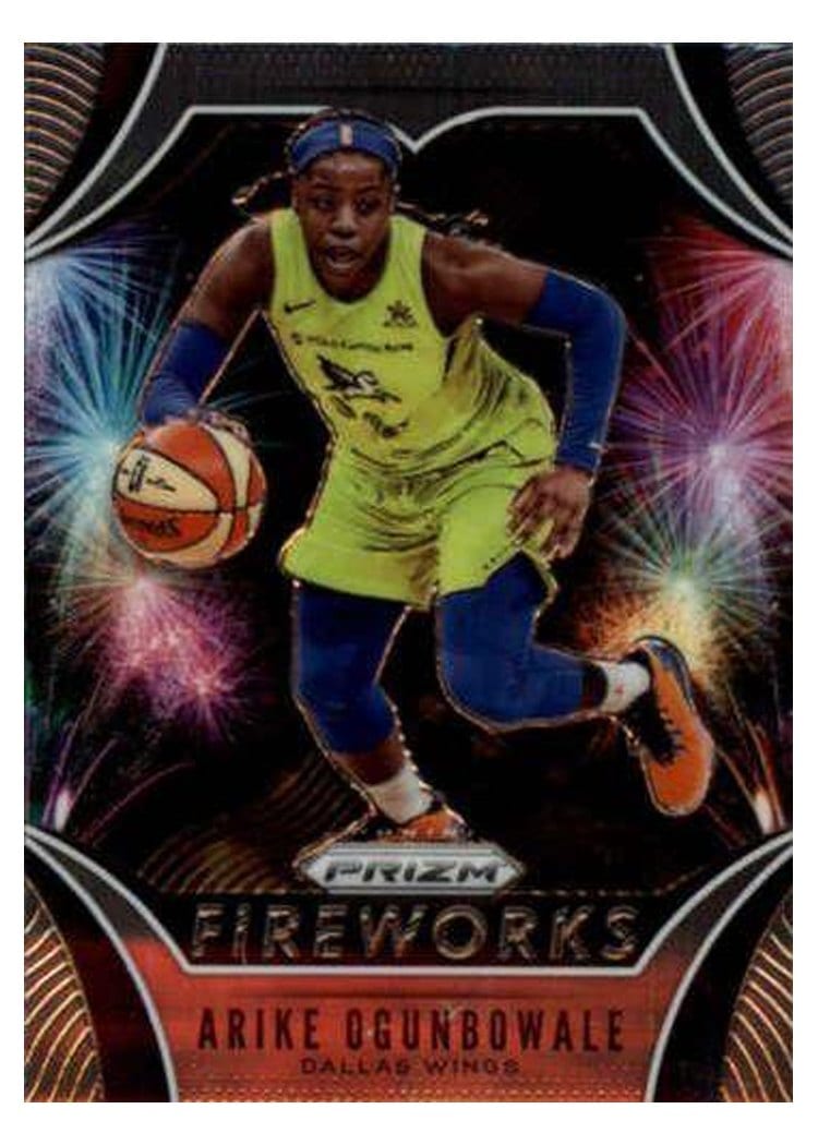 2020 Panini Prizm WNBA Fireworks Arike Ogunbowale #19 card