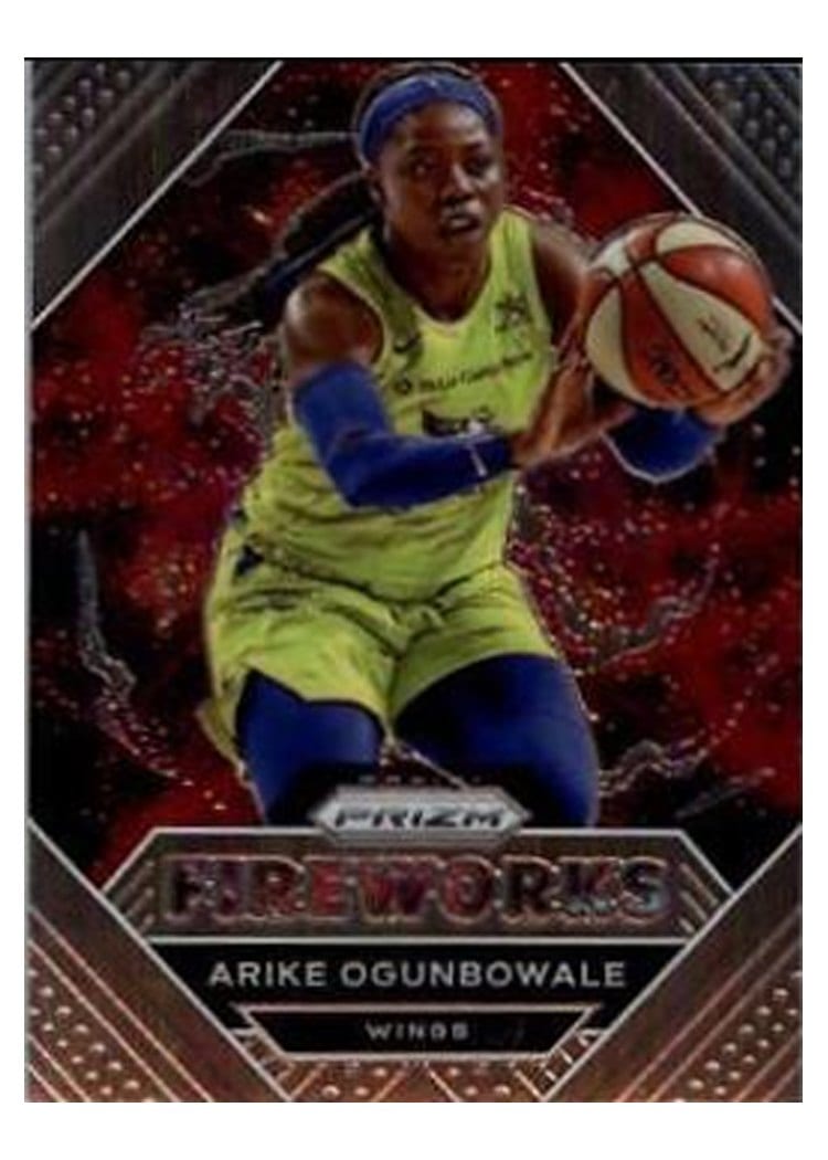 2021 Panini Prizm WNBA Fireworks Arike Ogunbowale #5 card