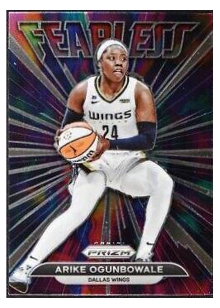 2022 Panini Prizm WNBA Fearless Arike Ogunbowale #14 card