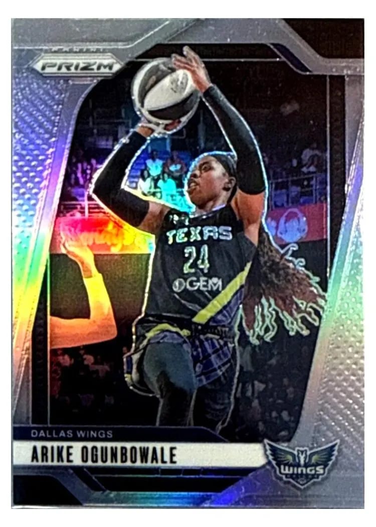 2024 Panini Prizm WNBA Base Set Arike Ogunbowale Silver #28 card