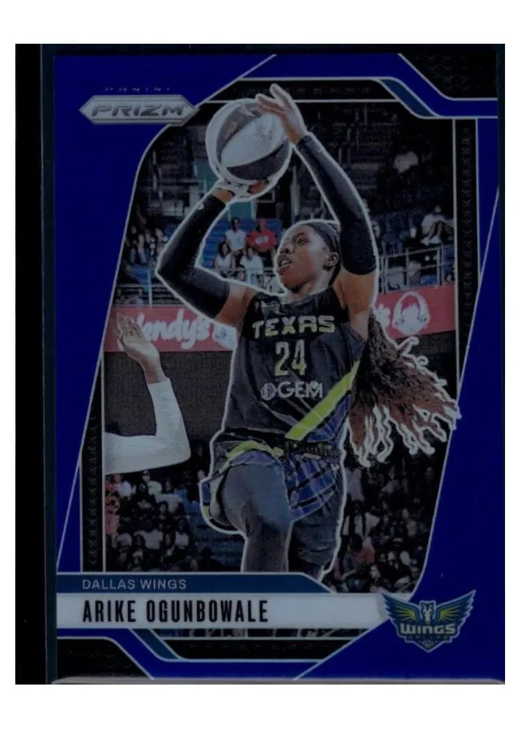 2024 Panini Prizm WNBA Base Set Arike Ogunbowale Blue #28 card