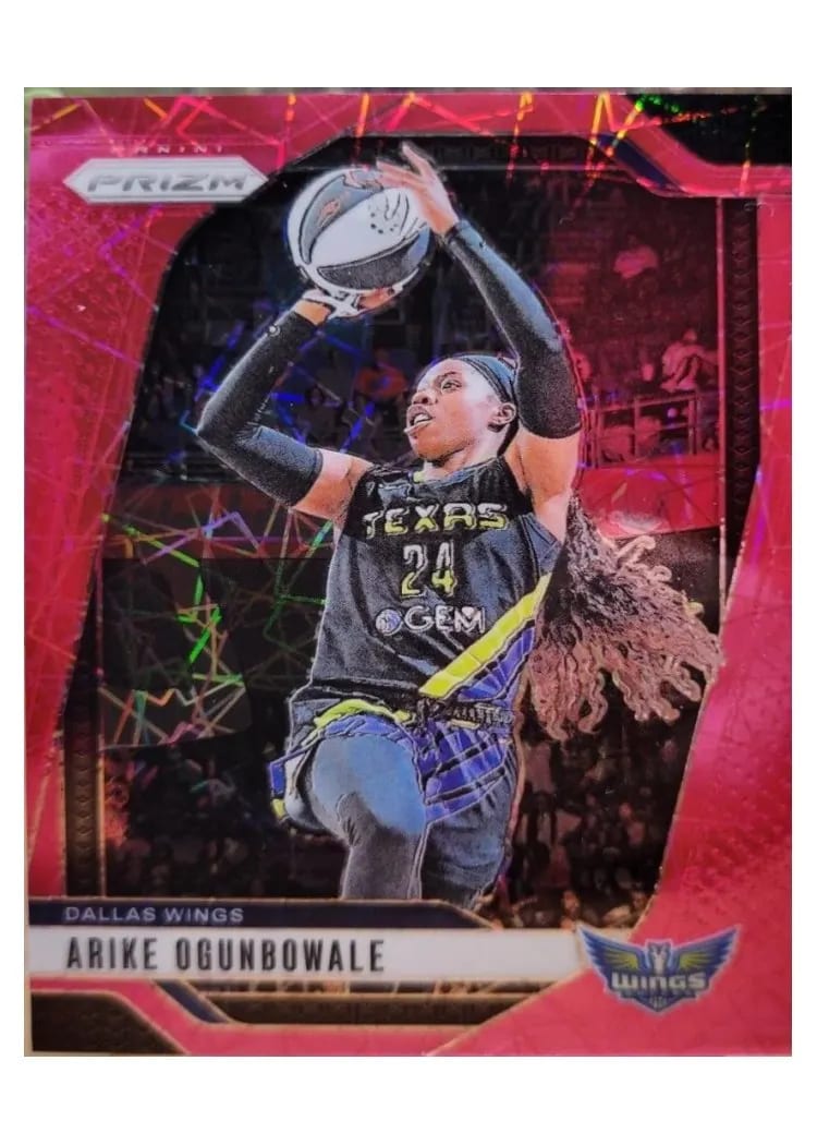 2024 Panini Prizm WNBA Base Set Arike Ogunbowale Pink Velocity #28 card