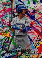 2024 Bowman's Best Showpieces Arjun Nimmala #BS-12 card