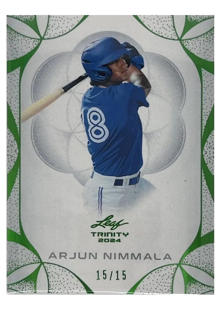 2024 Leaf Trinity Baseball Base Set Arjun Nimmala #13 card