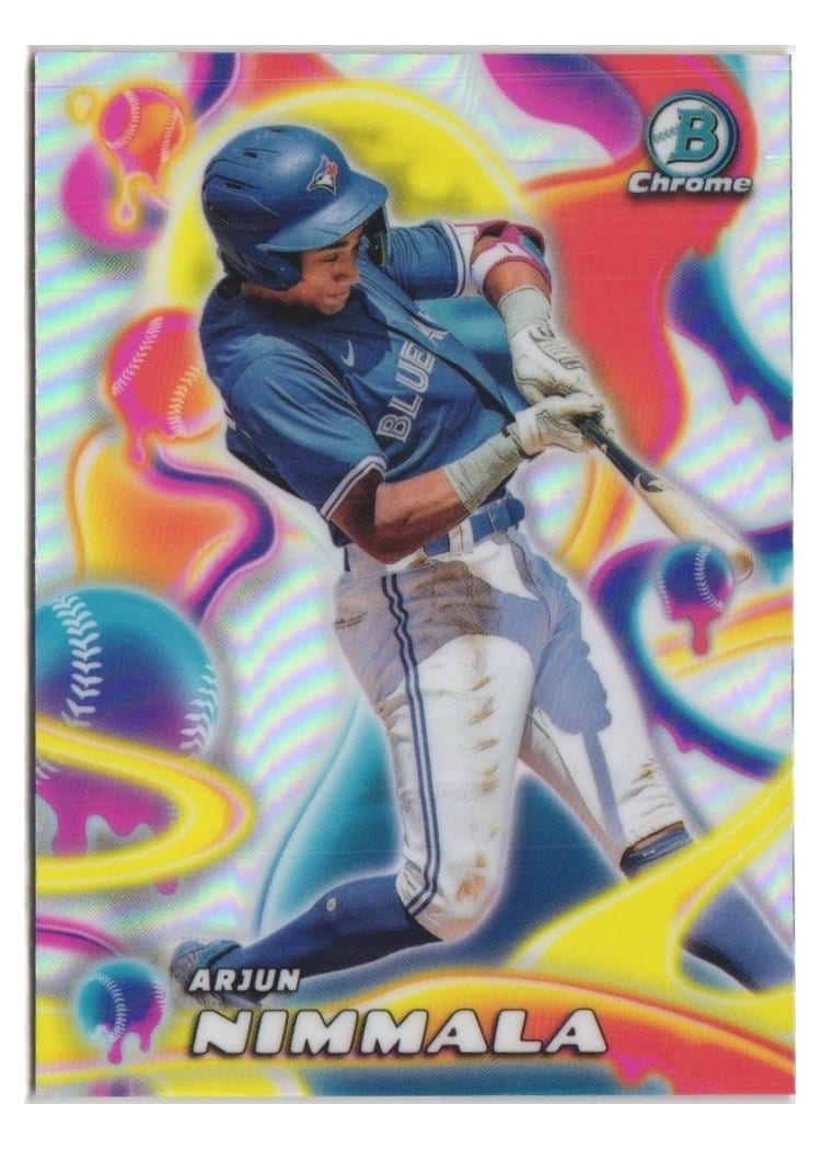 2025 Bowman Chrome Melt Mashers Arjun Nimmala #MM-1 card