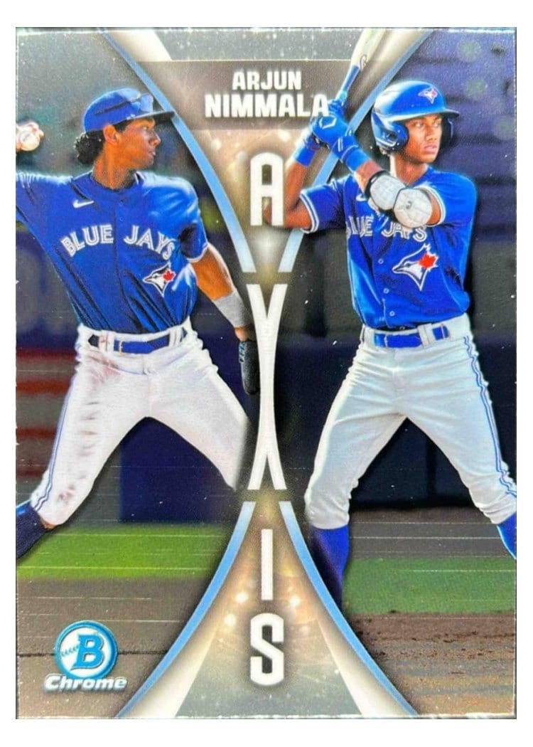 2025 Bowman Draft Axis Arjun Nimmala #A-20 card