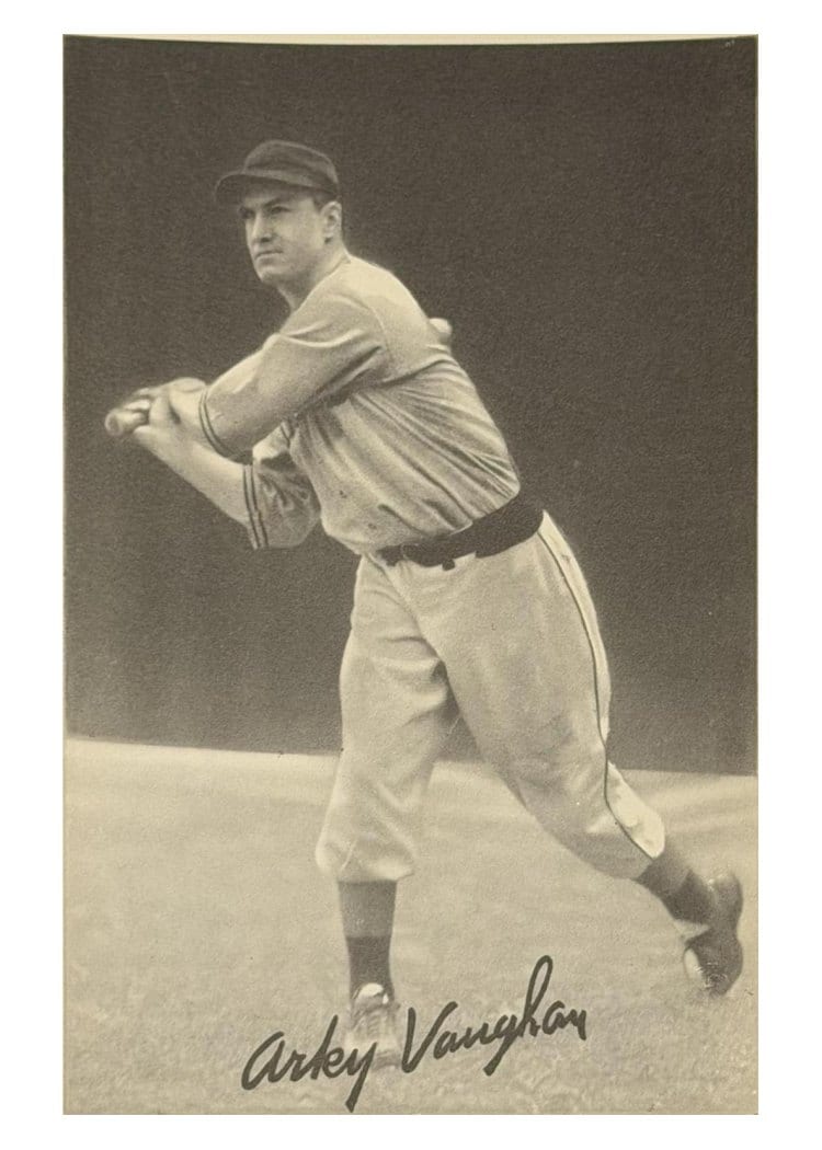 1939 Goudey Premiums R303 B Arky Vaughan card