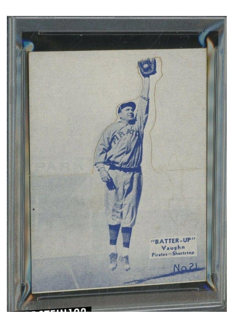 1934 Batter Up Arky Vaughn #21 card