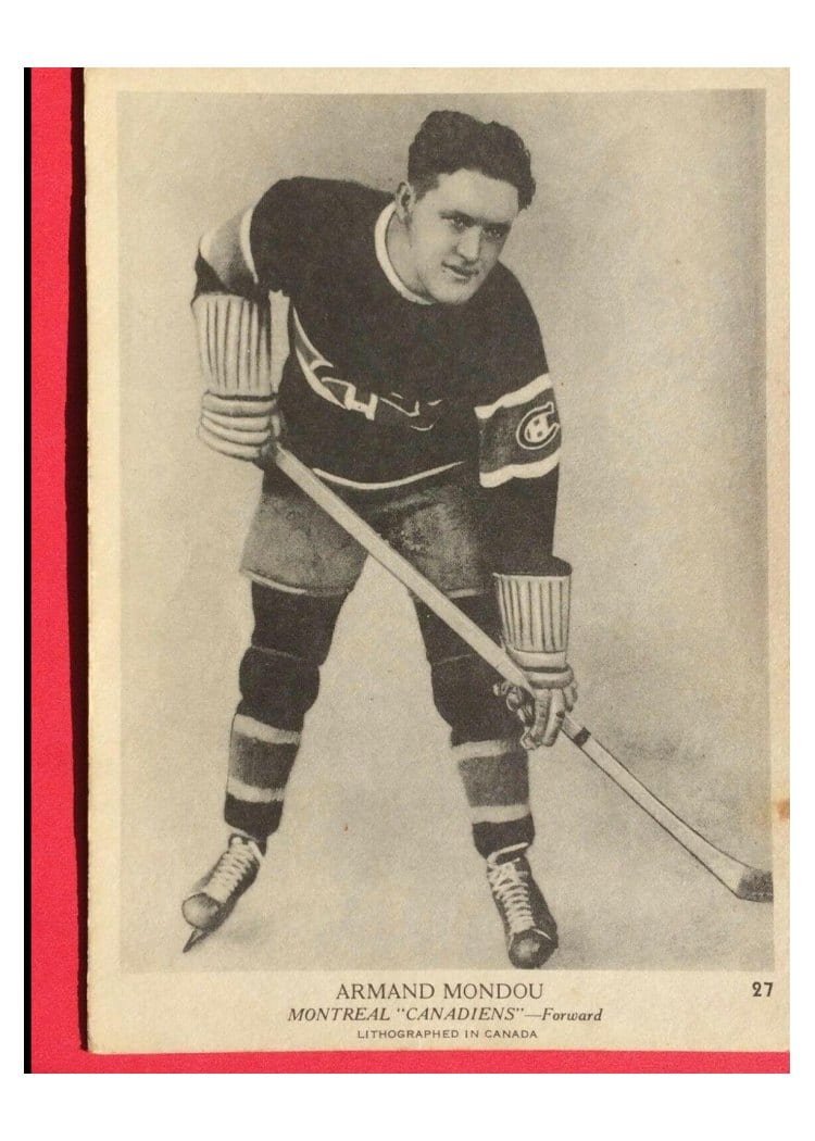 1939 O-Pee-Chee V301-1 Armand Mondou #27 card
