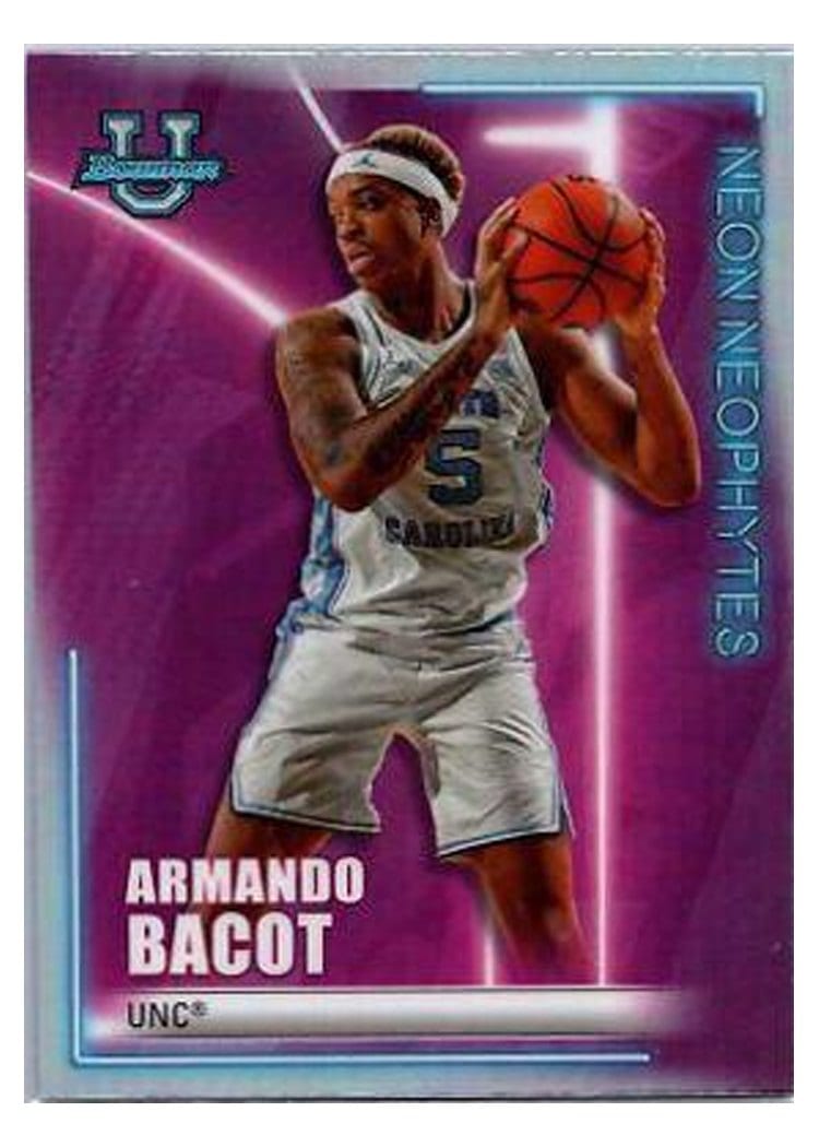 2022-23 Bowman University Best Neon Neophytes Armando Bacot #NN-18 card