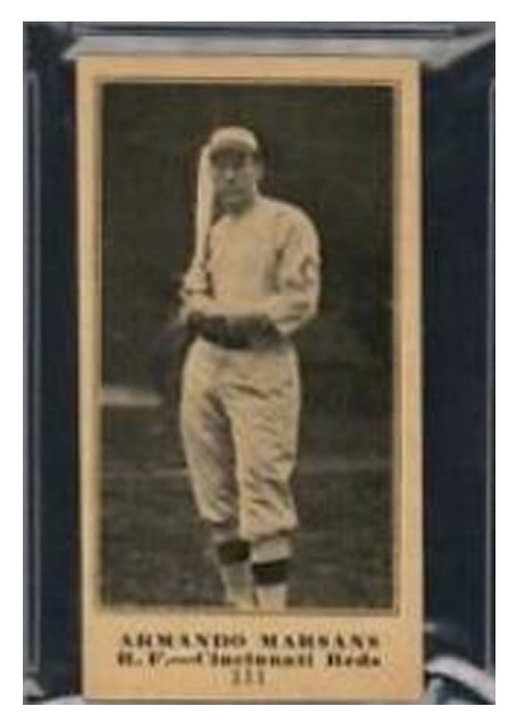 1916 Famous & Barr Co Armando Marsans #111 card