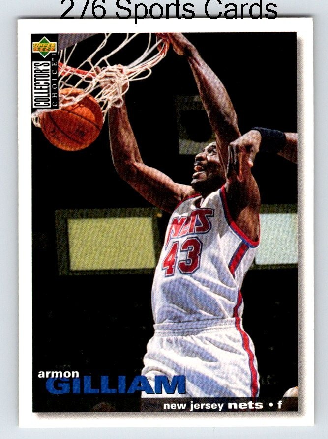 1995-96 Collector's Choice Base Set Armon Gilliam #43 card