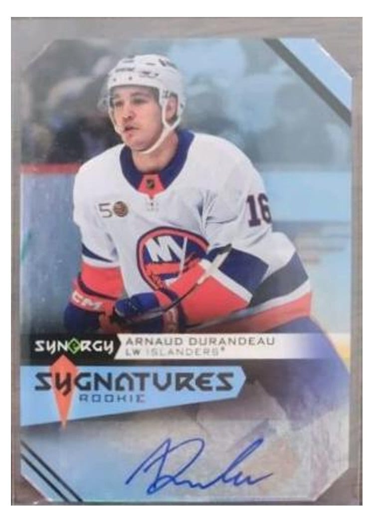 2023-24 Upper Deck Synergy Rookie Sygnatures Arnaud Durandeau #S-AD card