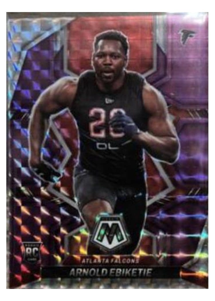 2022 Panini Mosaic Base Set Arnold Ebiketie Purple #383 card