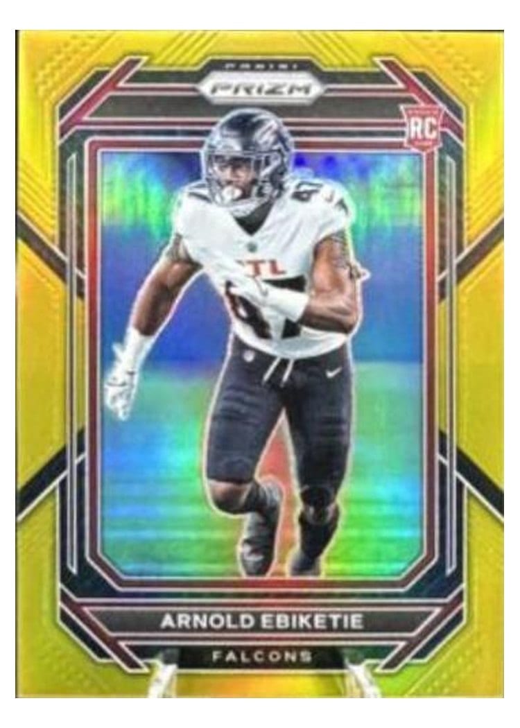 2022 Panini Prizm Base Set Arnold Ebiketie Gold #384 card