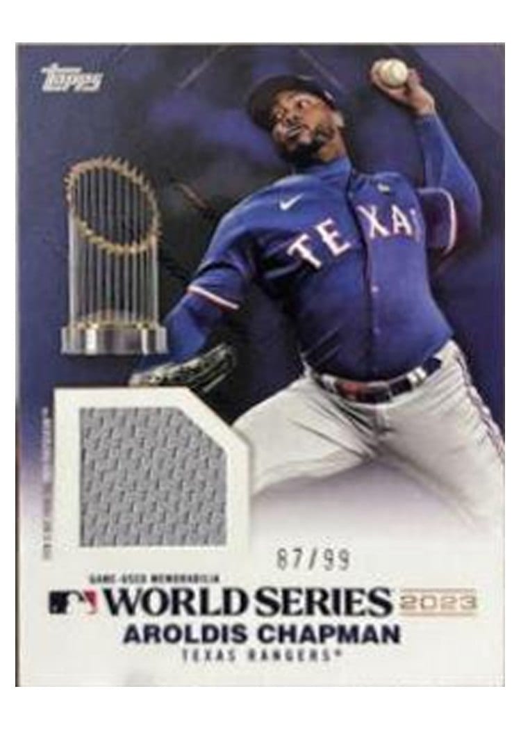 2024 Topps World Champion Relics Aroldis Chapman #WSR-AC card