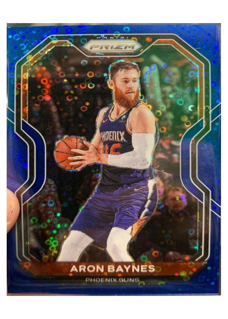 2020-21 Panini Prizm Base Set Aron Baynes Fast Break Blue Prizm #49 card