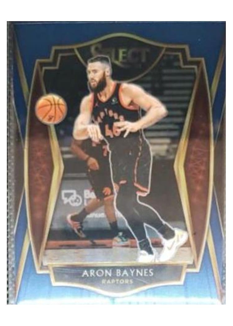 2020-21 Panini Select Base Set Aron Baynes Blue Prizm #140 card