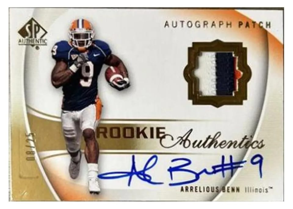 2010 SP Authentic Arrelious Benn #127 card