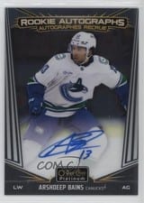 2024-25 O-Pee-Chee Platinum Rookie Autographs Arshdeep Bains #R-AB card