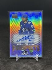 2024-25 Skybox Metal Universe Skybox Premium Prospects Auto Arshdeep Bains #PP-33 card