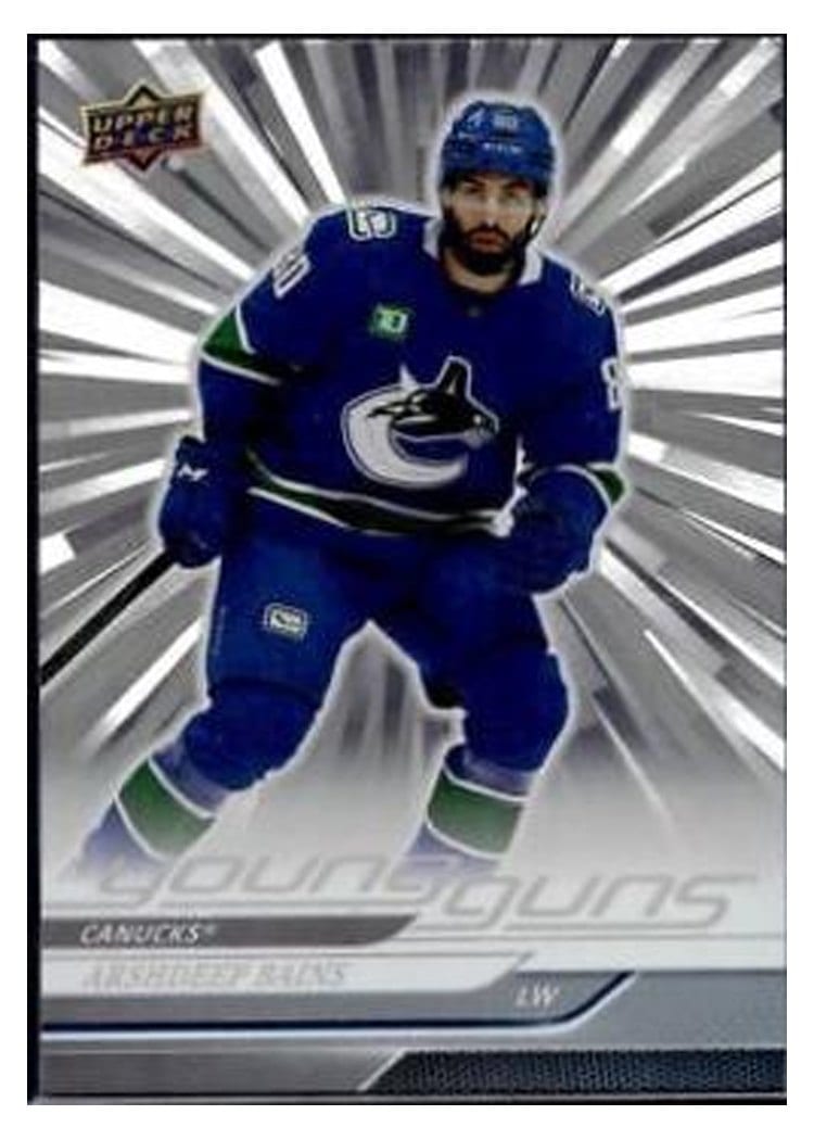 2024-25 Upper Deck Base Set Arshdeep Bains #231 card