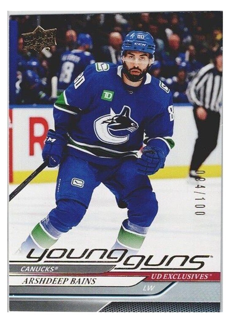 2024-25 Upper Deck Base Set Arshdeep Bains #231 card