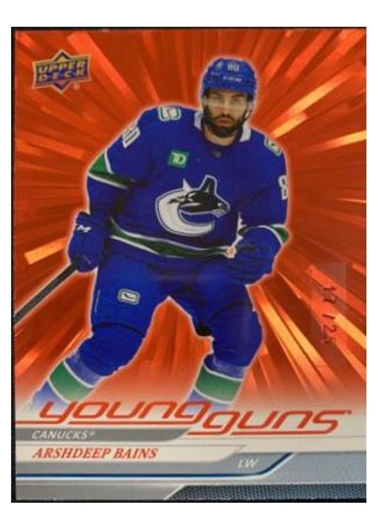 2024-25 Upper Deck Base Set Arshdeep Bains #231 card