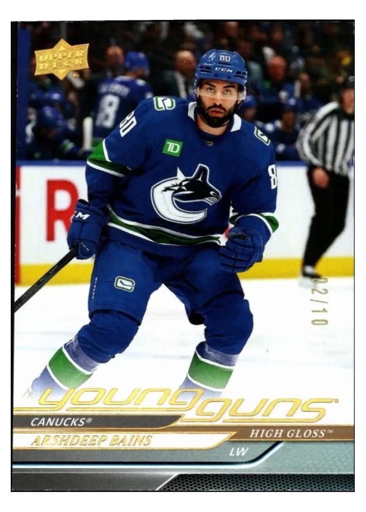 2024-25 Upper Deck Base Set Arshdeep Bains #231 card