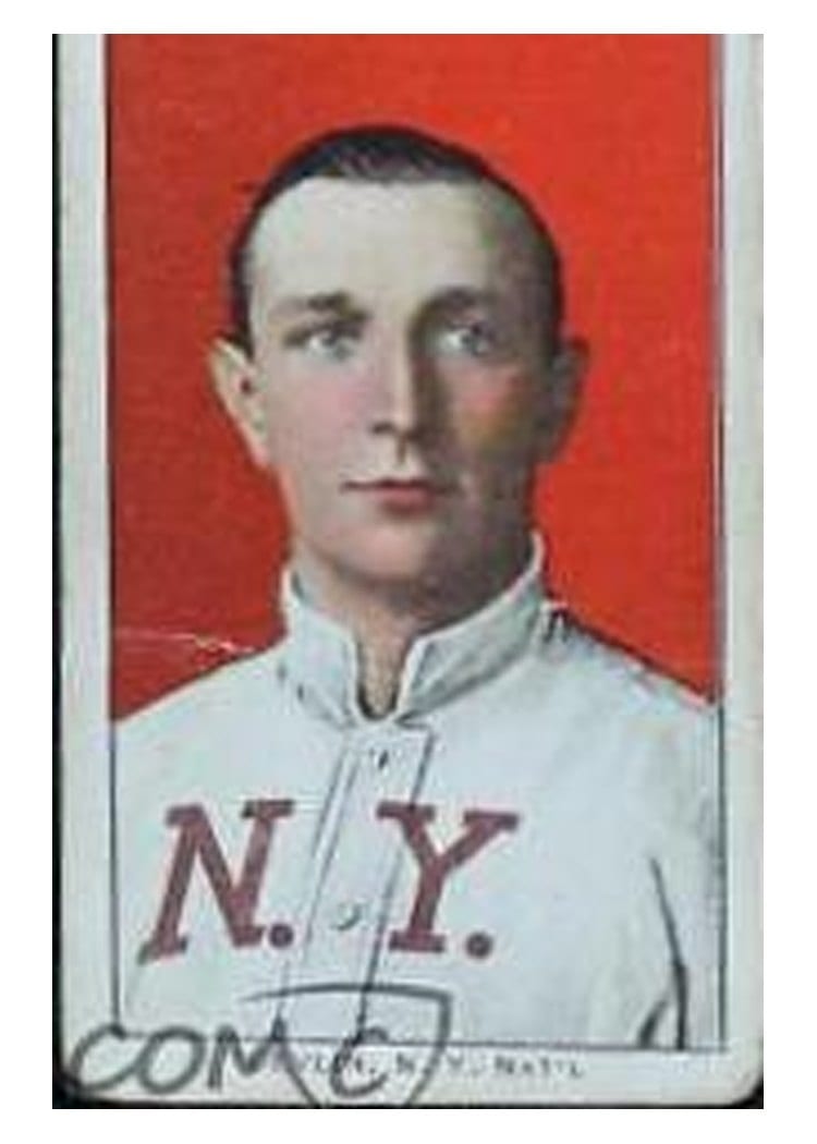 1909 T206 Sweet Caporal 150 Factory 25 Art Devlin card