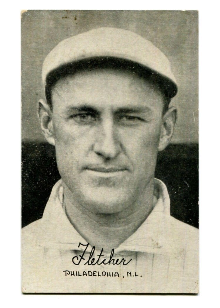 1922 Exhibits Art Fletcher card