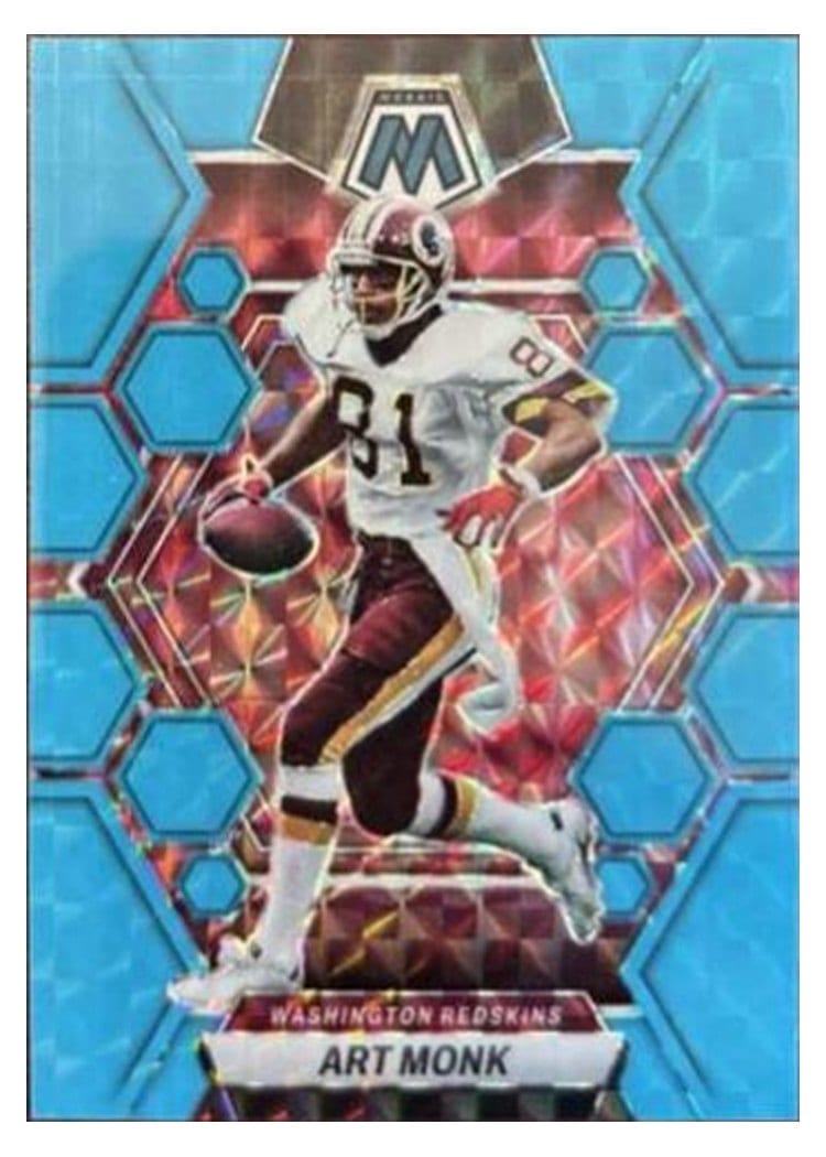 2023 Panini Mosaic Base Set Art Monk Blue Fluorescent #248 card