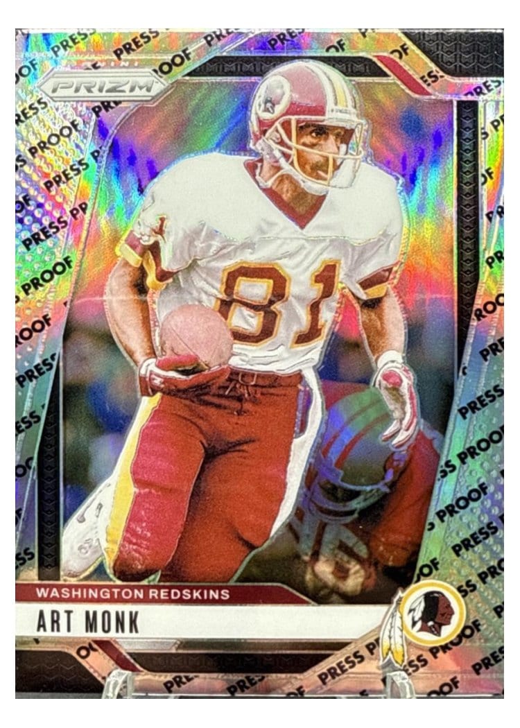 2024 Panini Prizm Base Set Art Monk Press Proof #294 card