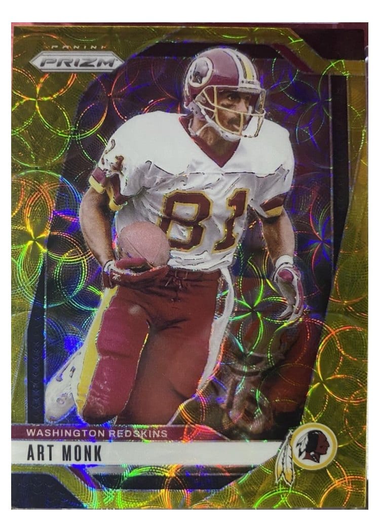 2024 Panini Prizm Base Set Art Monk Choice Gold #294 card