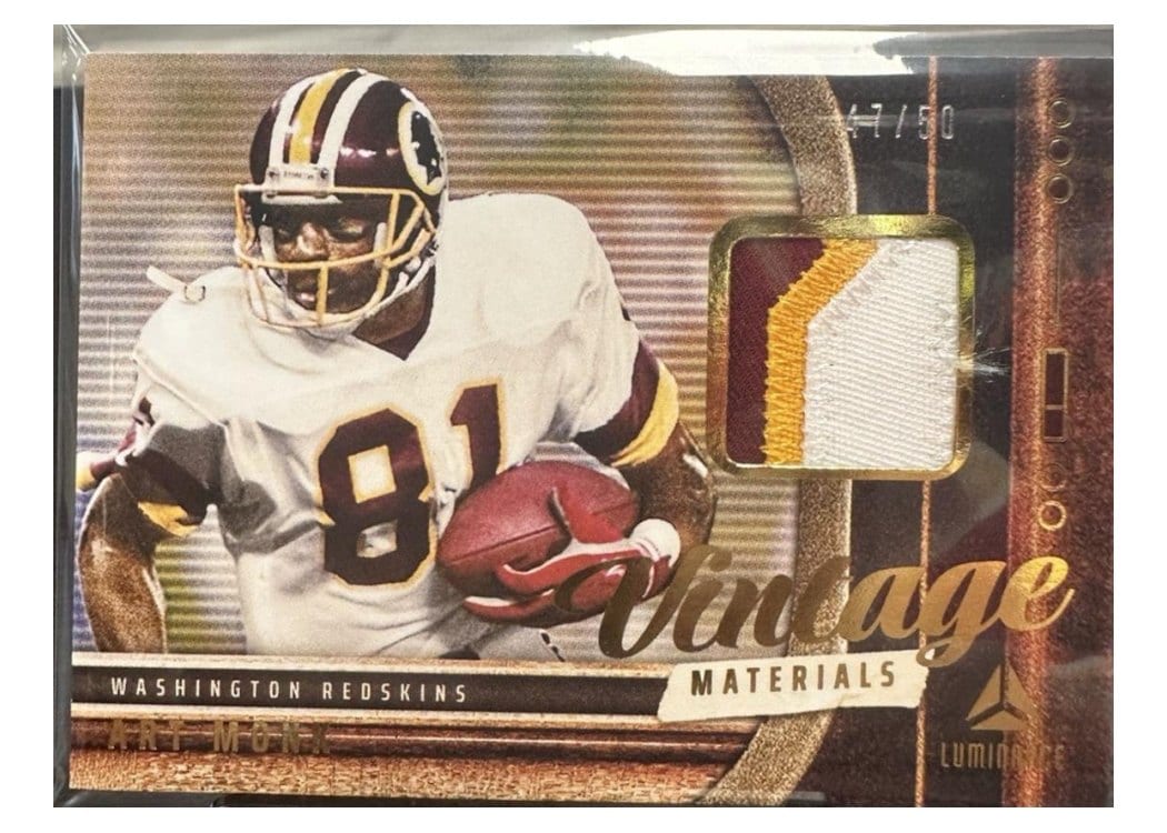 2025 Panini Luminance Vintage Materials Art Monk #12 card