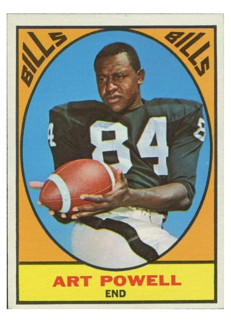 1967 Topps Art Powell #17 card