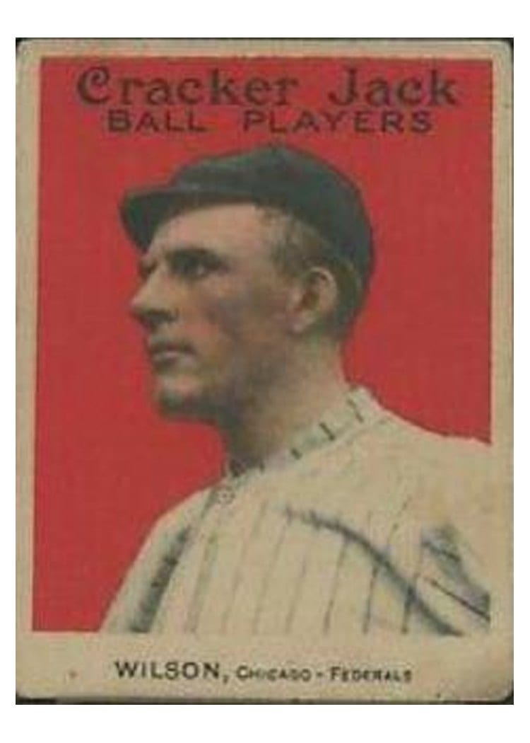 1914 Cracker Jack Art Wilson #13 card
