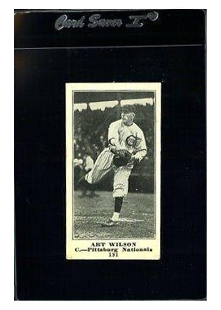 1916 M101 4 Sporting News Art Wilson #191 card