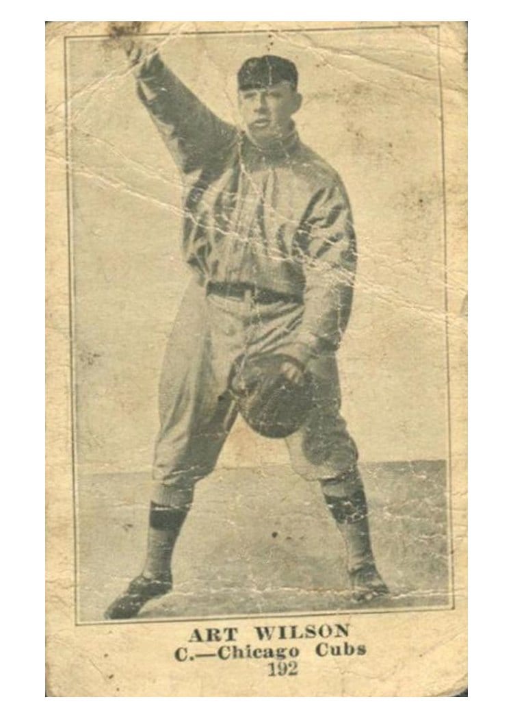 1917 Collins McCarthy Art Wilson #192 card